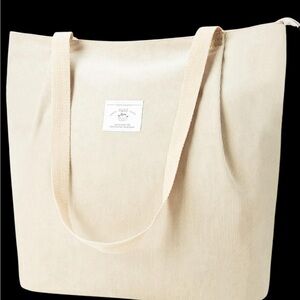 KALIDI Corduroy Tote Bag Large Shoulder Bags Women Zipper Tote Handbags Hobo